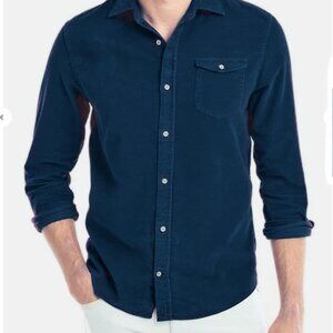 Johnnie-O Hangin' Out Kodiak Corduroy Shirt, Color "Wake" (Navy) NEW WITH TAGS